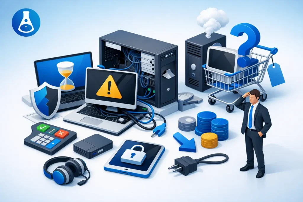 7 errori nell'acquisto del PC aziendale