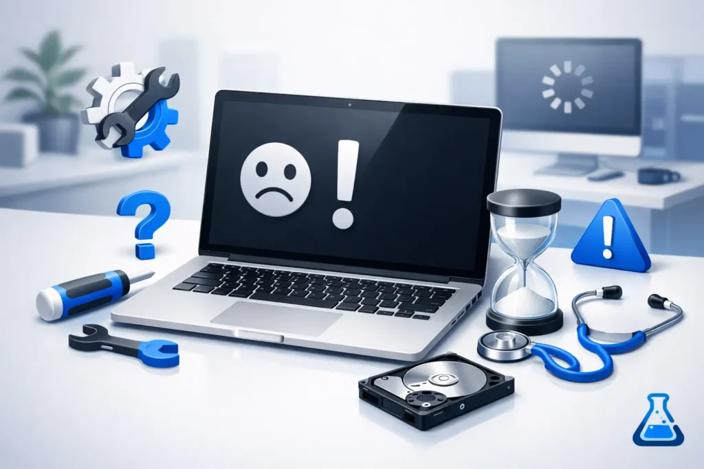 Assistenza Mac per problemi comuni e lavoro fermo