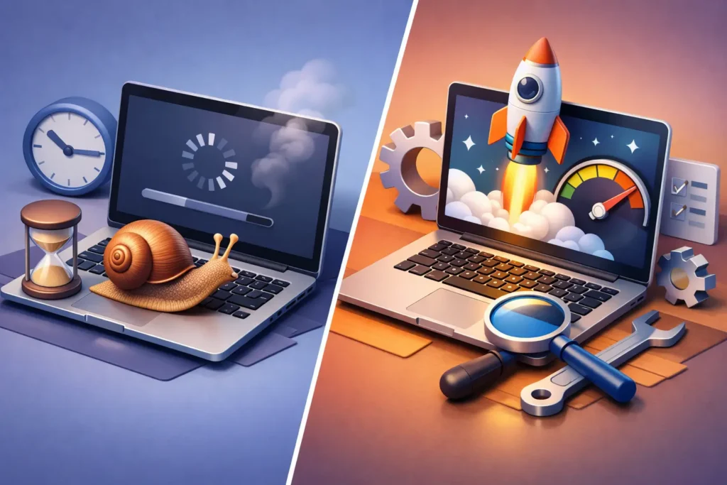 Computer lento: come risolvere senza perdere tempo