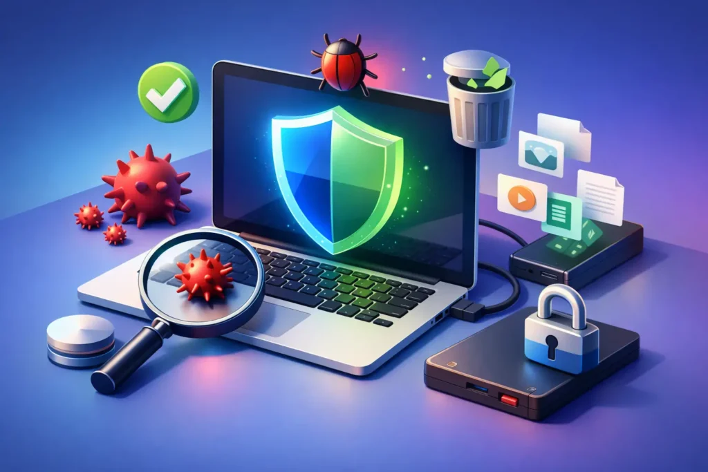 Rimuovere virus dal computer senza perdere dati