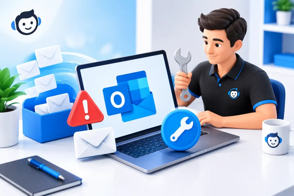 Come risolvere errori Outlook senza perdere email
